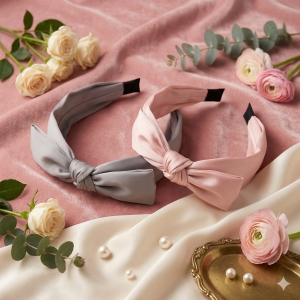 Fashion Alley Leather Hair Band For Women Pack Of 12