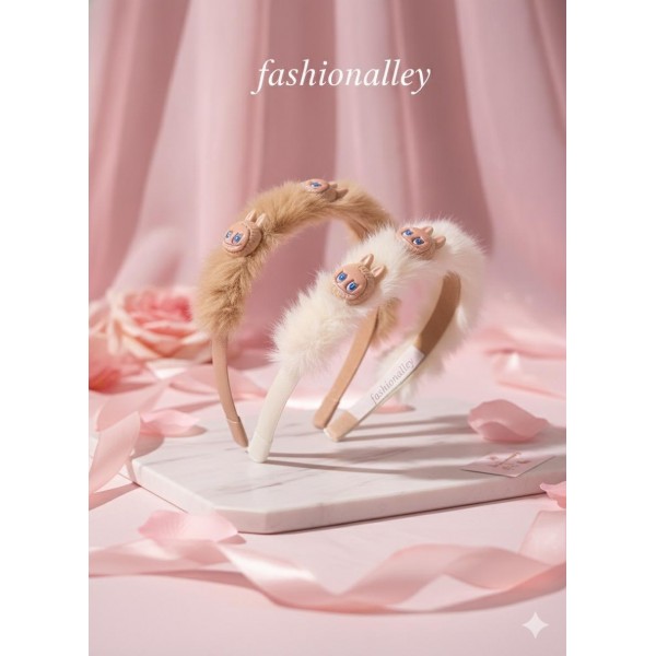 Fashion Alley Labubu Design Hair Band For Kids Pack Of 12 Pc