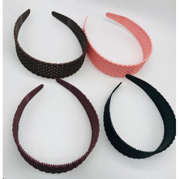 Fashion Alley Matt Hair Band For Women Pack Of 12 Pc