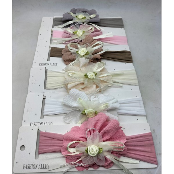 Fashion Alley New Born Baby Hair Band Pack Of 12 Pc