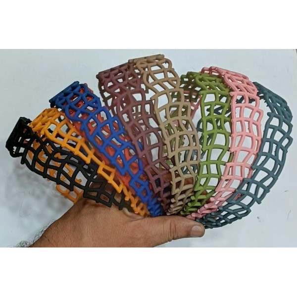 Fashion Alley Matt Hair Band For Women Pack Of 12 Pc