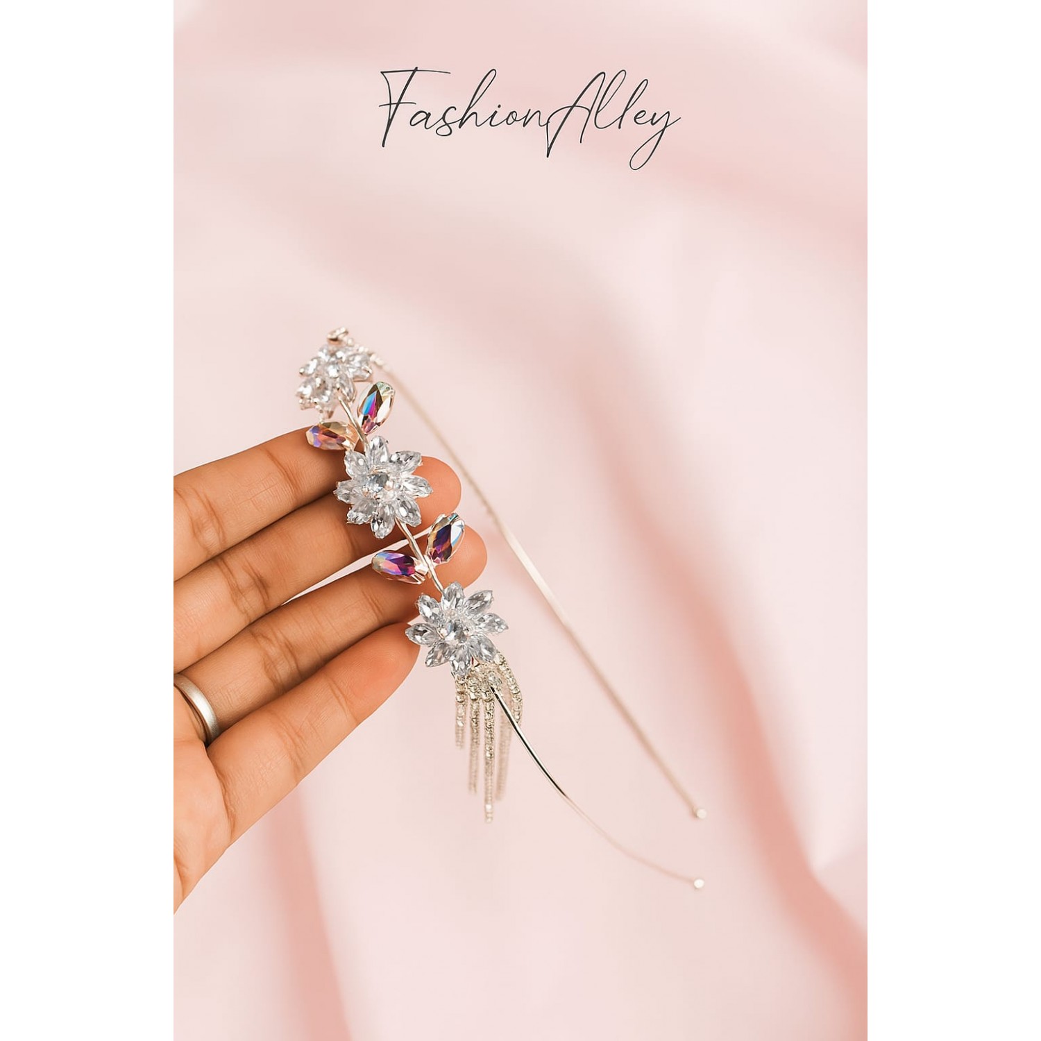 Fashion Alley Stone Hair Band For Women Pack Of 12