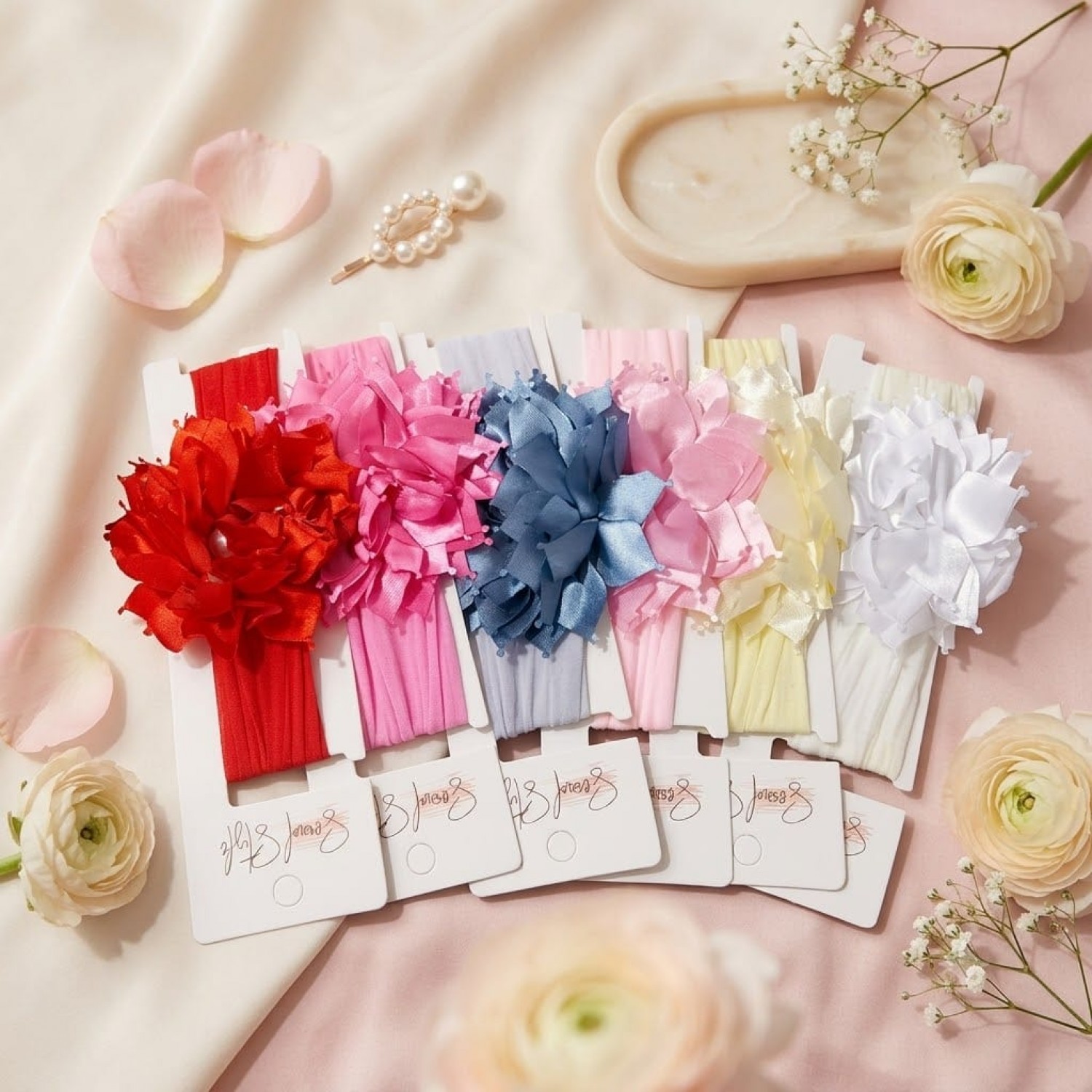 Fashion Alley New Born Baby Hair Band For Kids Pack Of 12 Pc