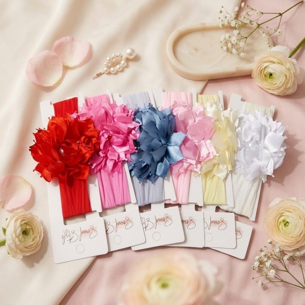 Fashion Alley New Born Baby Hair Band For Kids Pack Of 12 Pc