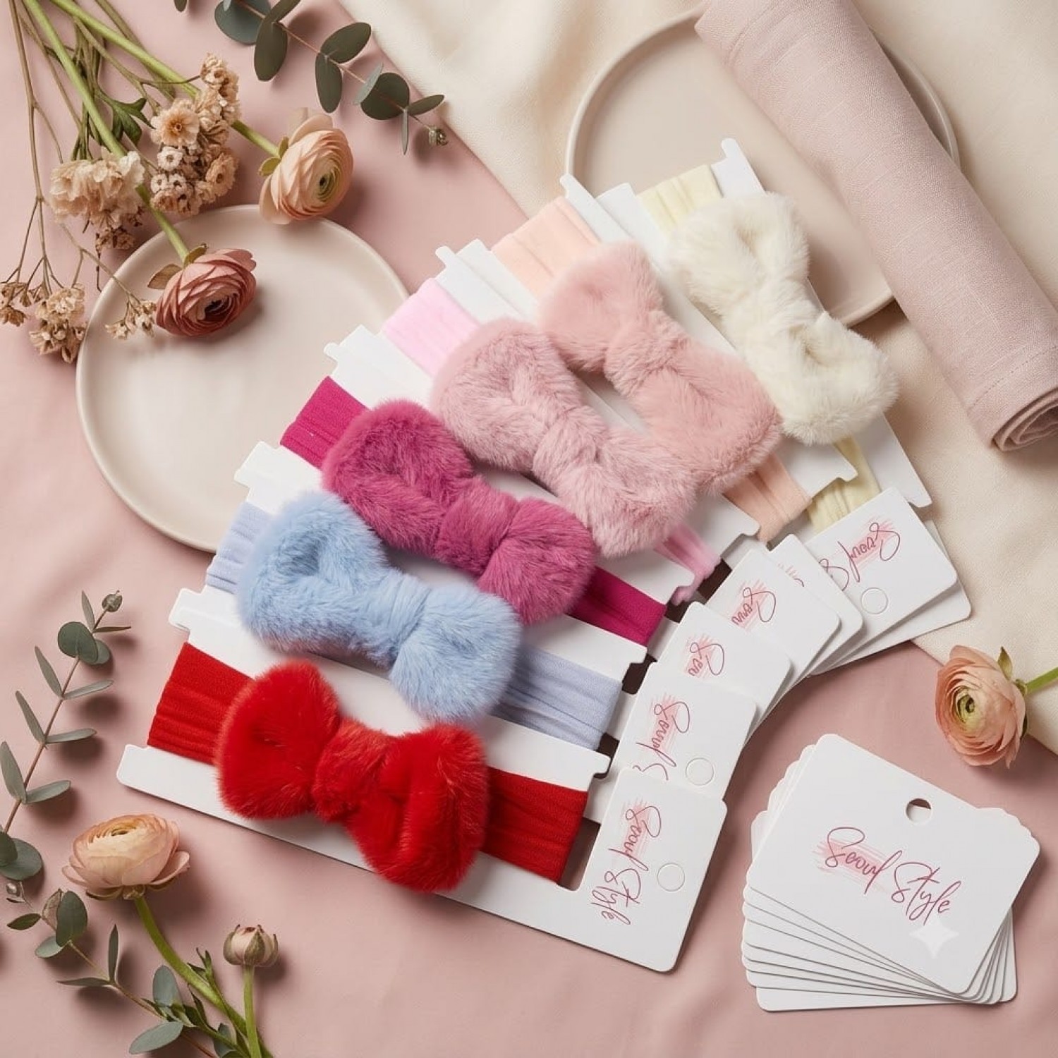 Fashion Alley New Born Baby Hair Band For Kids Pack Of 12 Pc
