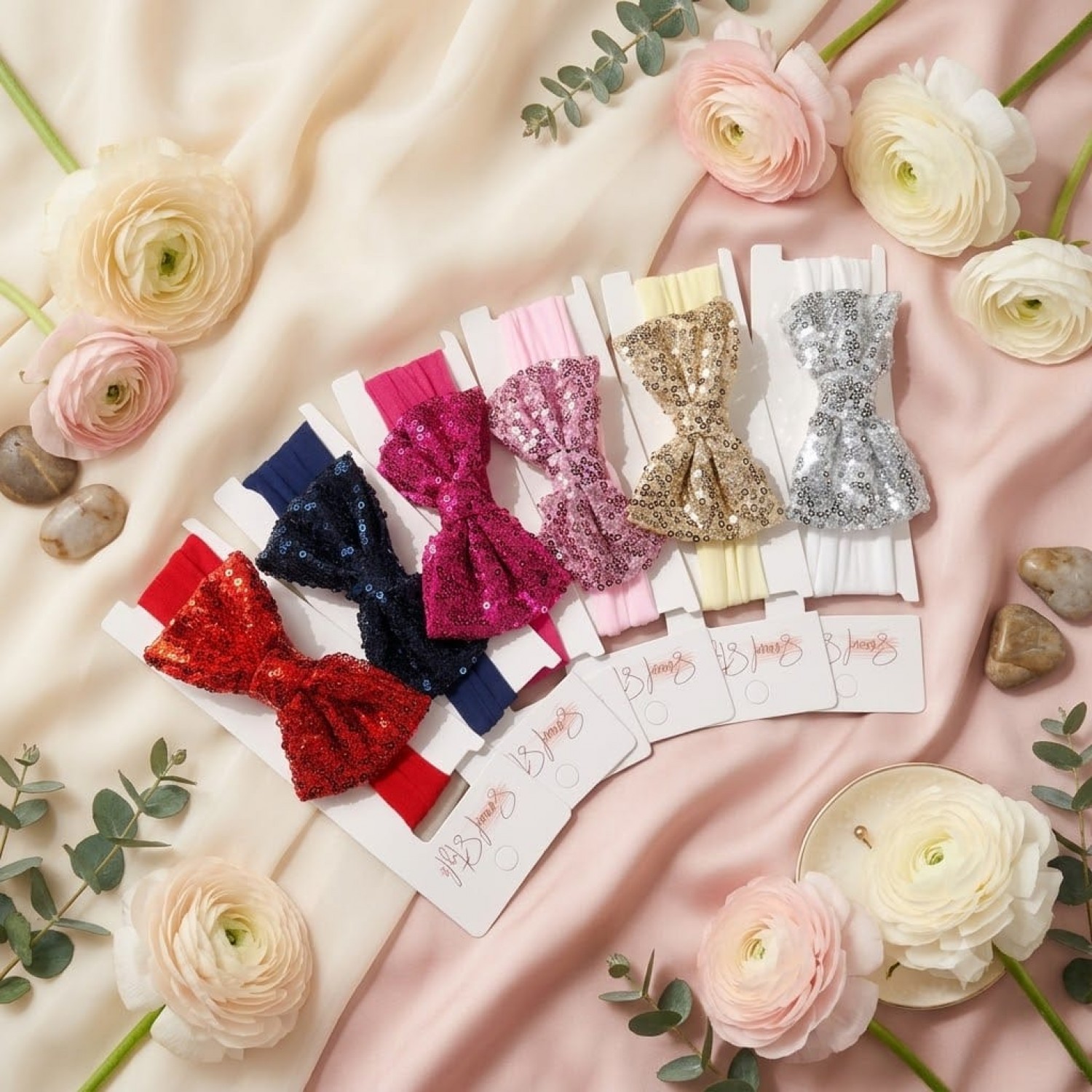 Fashion Alley New Born Baby Hair Band For Kids Pack Of 12 Pc