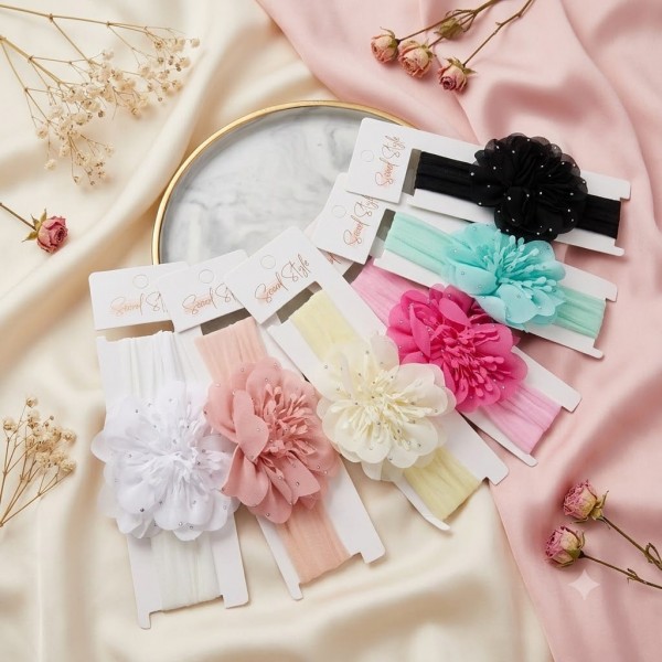 Fashion Alley New Born Baby Hair Band For Kids Pack Of 12 Pc