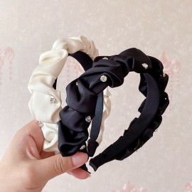 Fashion Alley Stone Hair Band For Women [Pack Of 12]