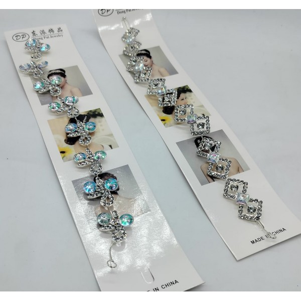 Fashion Alley Metal Tiara For Women [Pack Of 12]