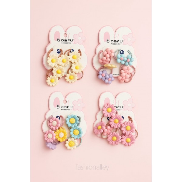 Fashion Alley Rubber Band For Kids Pack Of 12 Cards [Per Card 10 Pc]