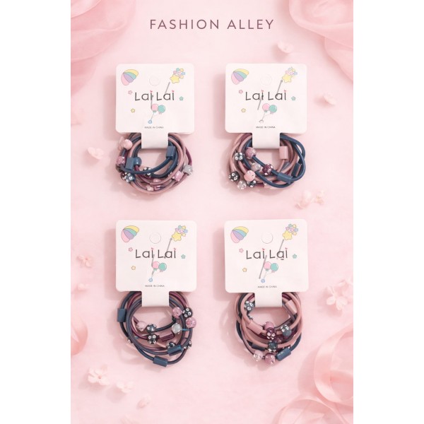 Fashion Alley Rubber Band For Kids Pack Of 60 Pc