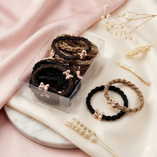 Fashion Alley Rubber Band For Women Pack Of 12 Pc