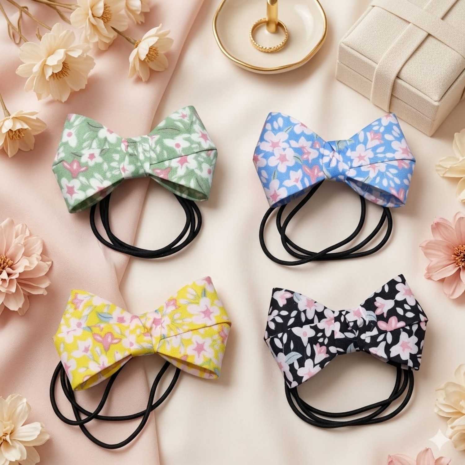 Fashion Alley Hair Rubber Band For Women Pack Of 12 Pc 