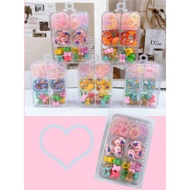 Fashion Alley Assorted Design Kids Rubber Band [Pack Of 20 Box]