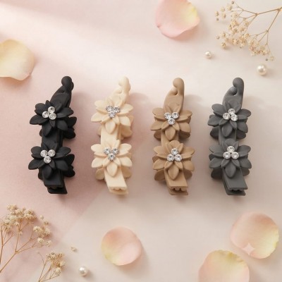 Fashion Alley 11CM Banana Hair Clip For Women Pack of 12