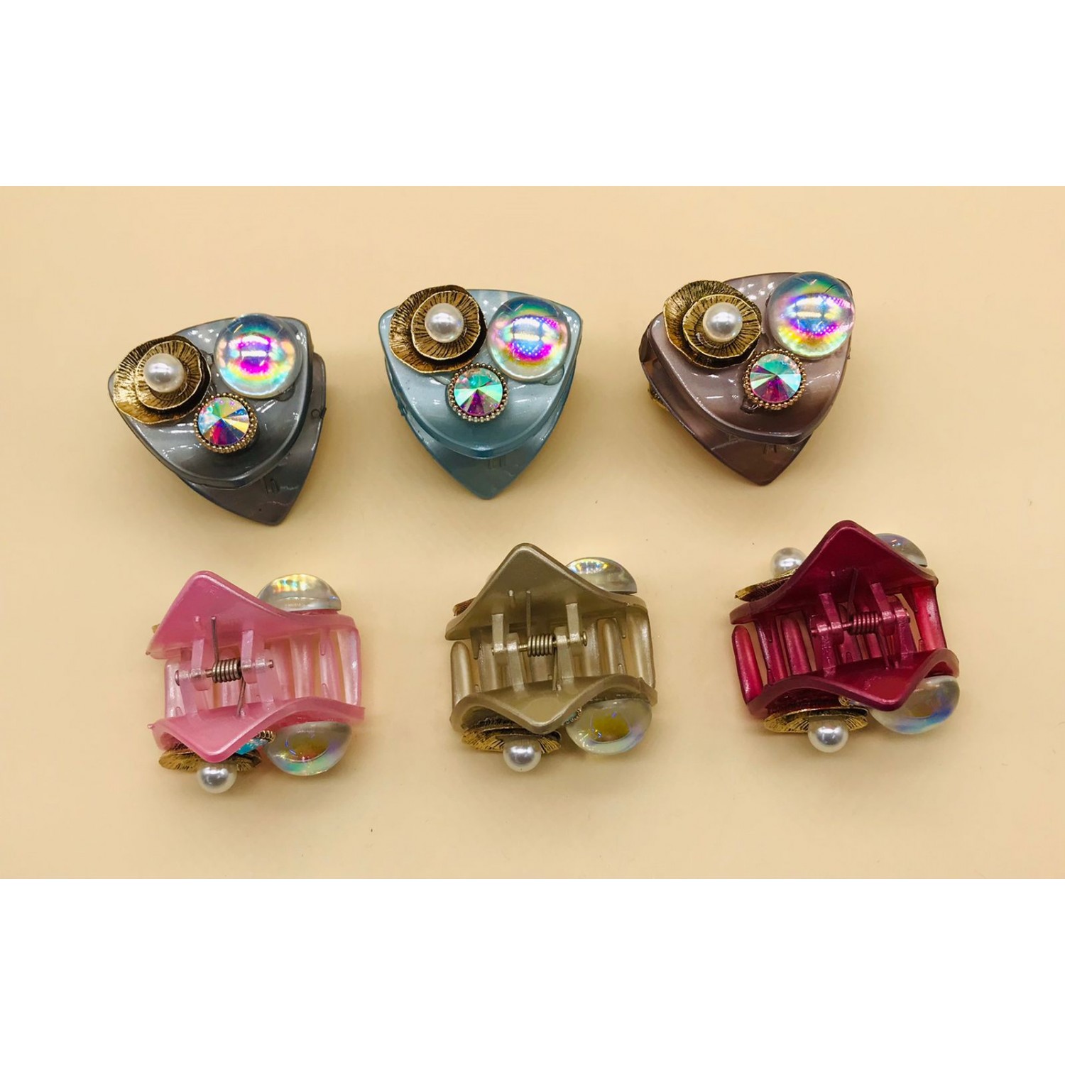 Fashion Alley Korean Hair Claw ( Pack of 6 pc )  