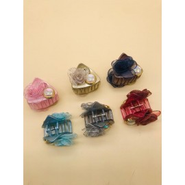 Fashion Alley Korean Hair Claw ( Pack of 6 pc )  