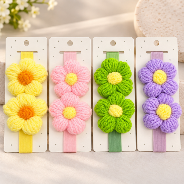 Fashion Alley New Born Baby Hair Band For Kids Pack Of 12 Pc
