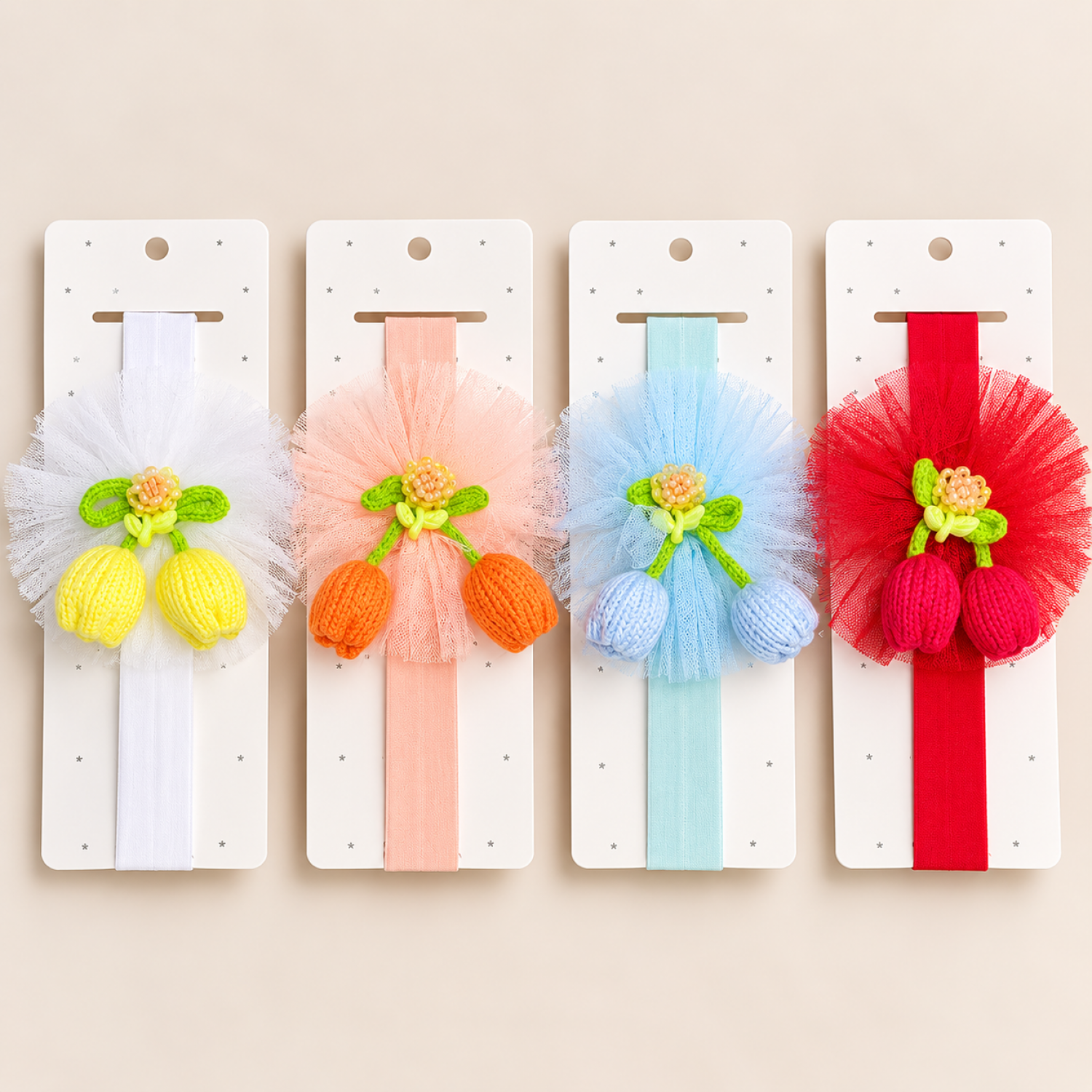 Fashion Alley New Born Baby Hair Band For Kids Pack Of 12 Pc