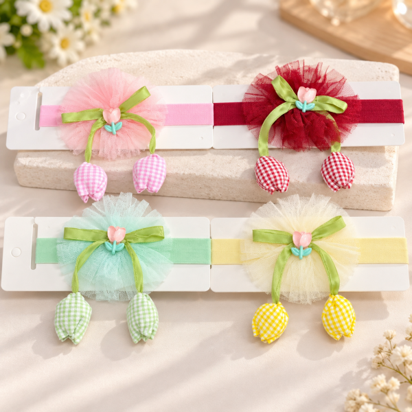 Fashion Alley New Born Baby Hair Band For Kids Pack Of 12 Pc