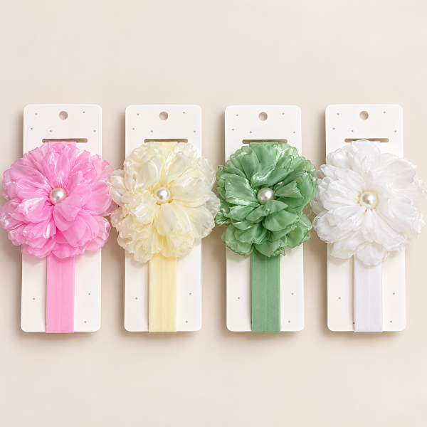 Fashion Alley New Born Baby Hair Band For Kids Pack Of 12 Pc