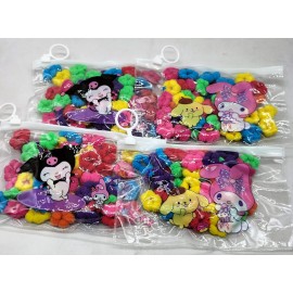 Fashion Alley Rubber Band For Kids Pack Of 12 Pouch  