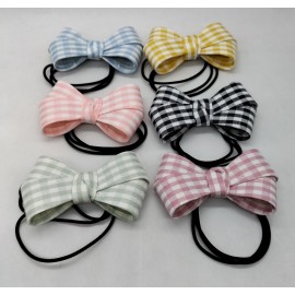 Fashion Alley Bow Rubber Band For Kids [Pack Of 12]