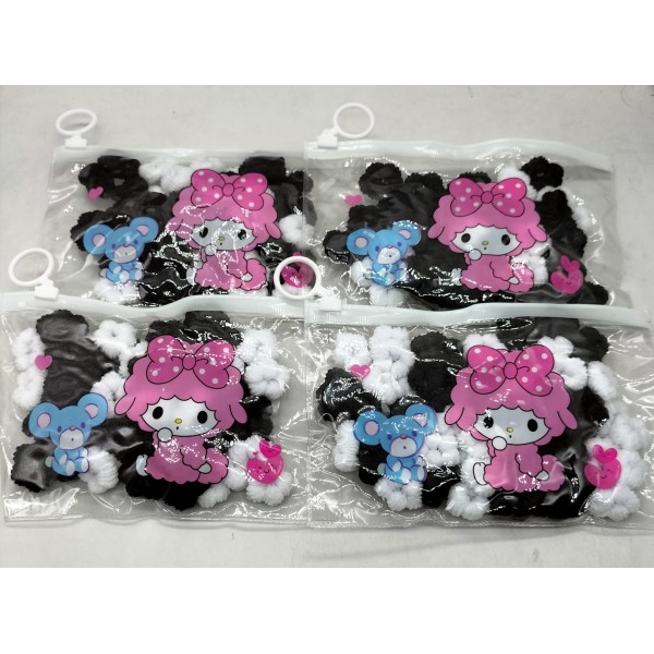 Fashion Alley Rubber Band For Kids Pack Of 12 Pouch