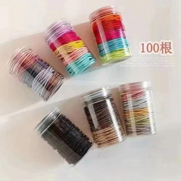 Fashion Alley Assorted Color Rubber Band For Kids Pack Of 12 Box
