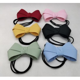 Fashion Alley Bow Rubber Band For Kids [Pack Of 12]