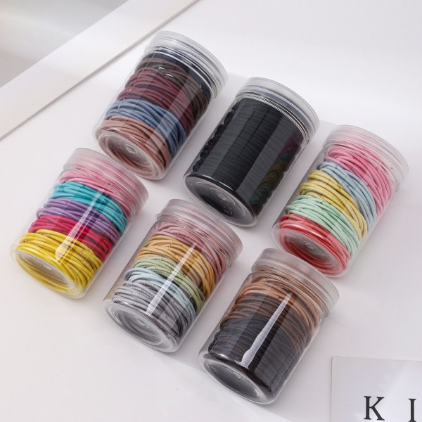 Fashion Alley Assorted Color Rubber Band For Kids Pack Of 12 Box