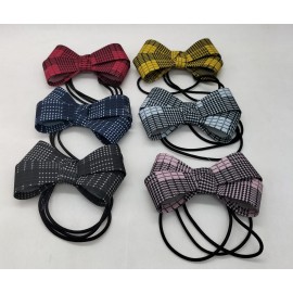 Fashion Alley Bow Rubber Band For Kids [Pack Of 12]