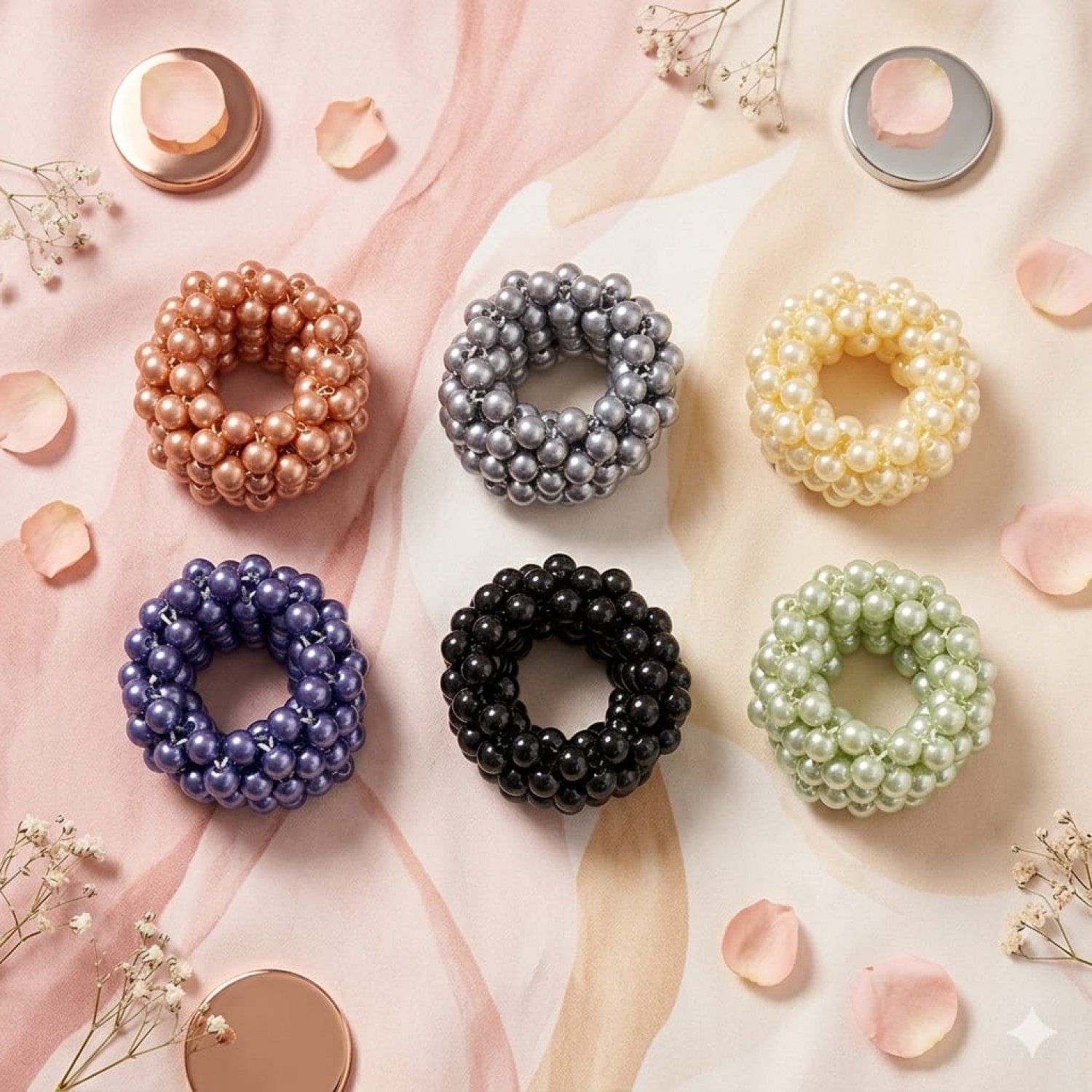 Fashion Alley Rubber Band For Women Pack Of 12 Pc