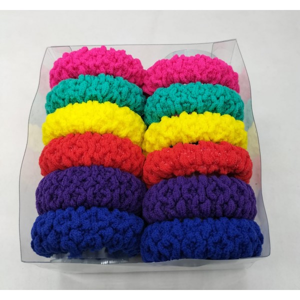 Fashion Alley Rubber Band For Women [Pack Of 12 Pc]