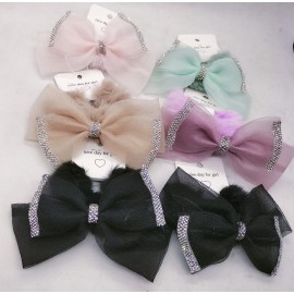 Fashion Alley Bow Rubber Band For Women Pack Of 12