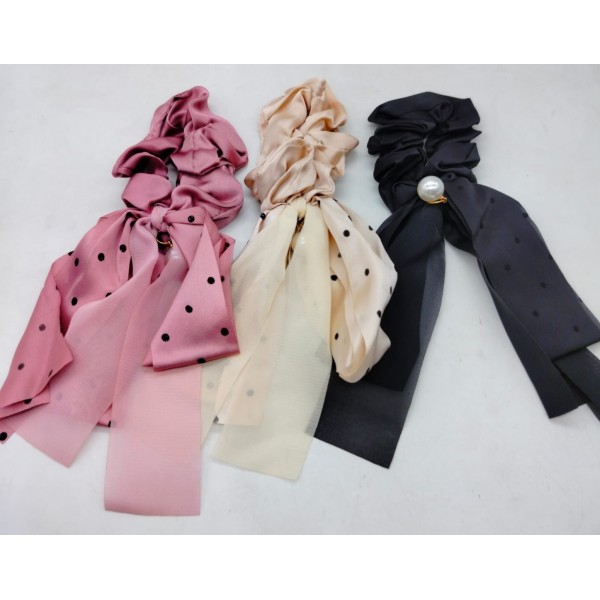 Fashion Alley Scrunchies Rubber Band For Women Pack Of 12