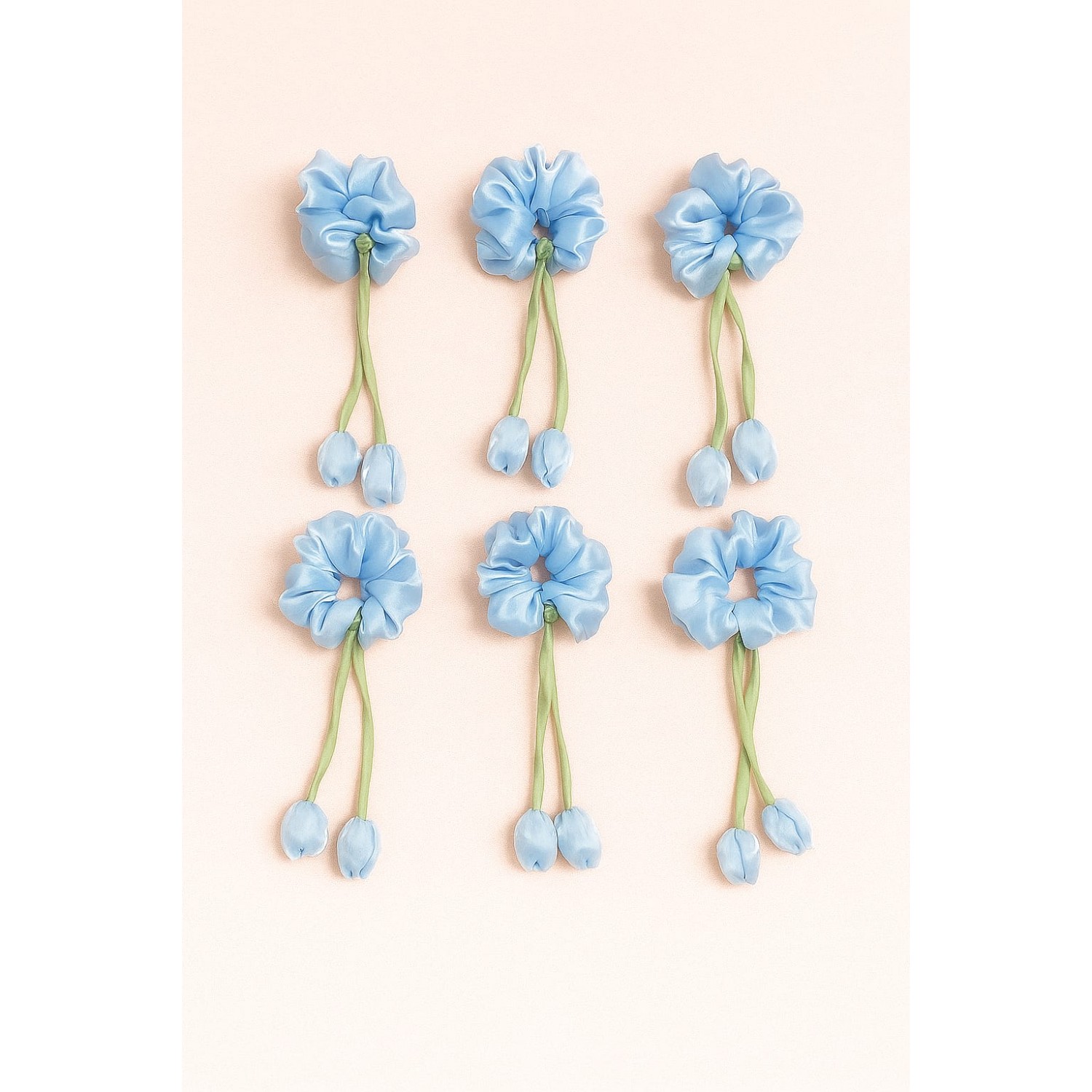 Fashion Alley Tulip Rubber Band For Women Pack Of 12 Pc