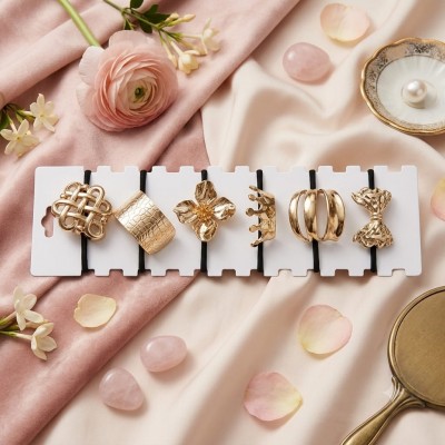 Fashion Alley Rubber Band For Women Pack Of 12 Pc