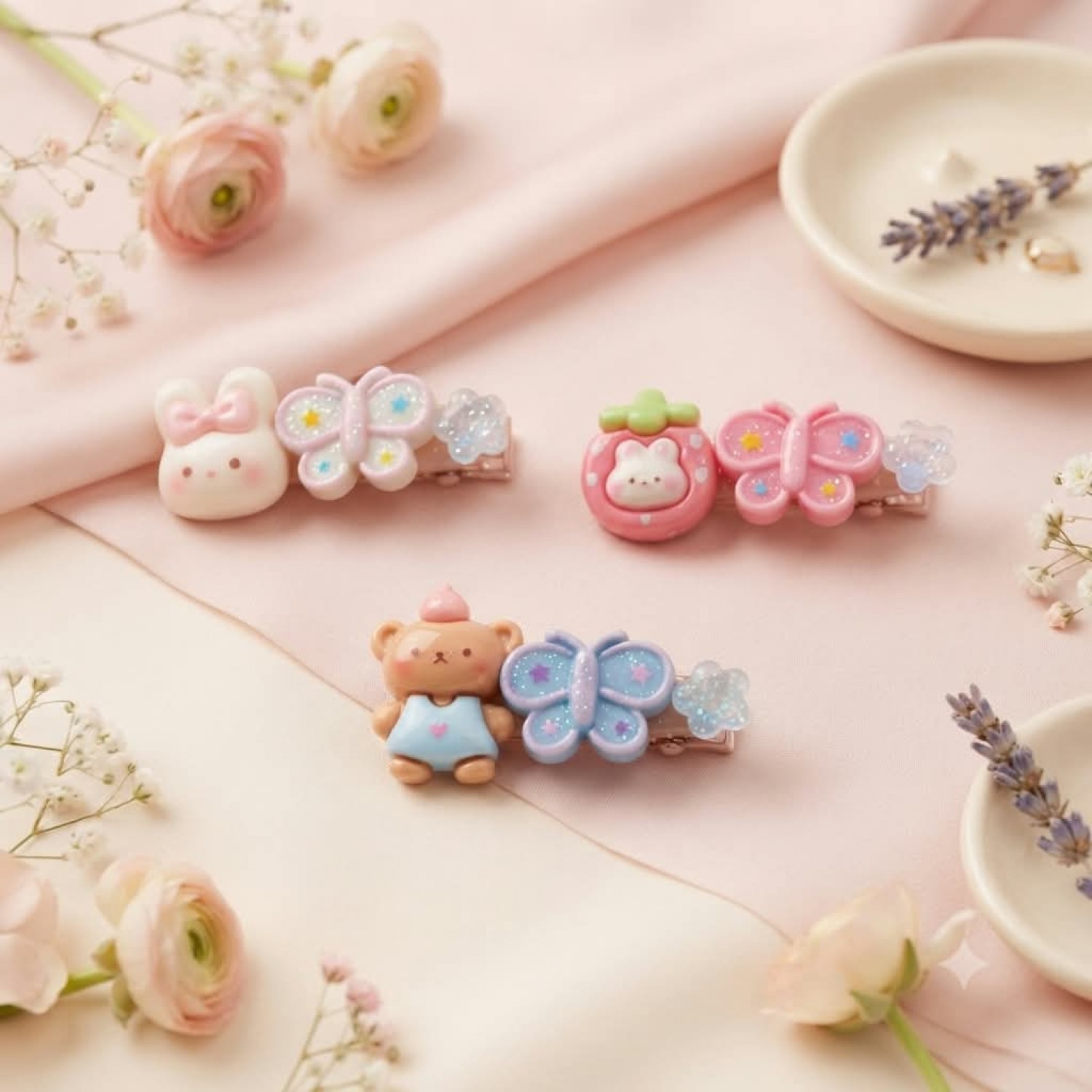 Fashion Alley Hair Pin For kids Pack Of 10 Pc
