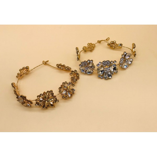 Fashion Alley Rhinestone Hair Tiara  Random style  ( Pack of 12 pc )