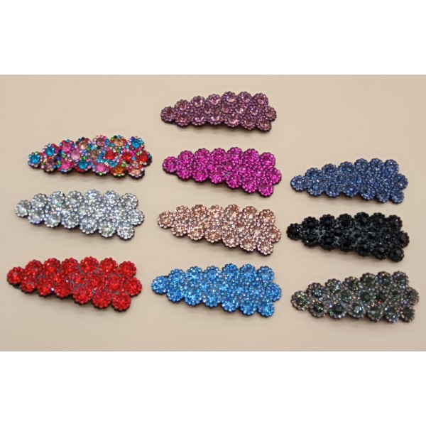 Fashion Alley Assorted Shape Rhinestone Tic Tac ( Pack of 10 )