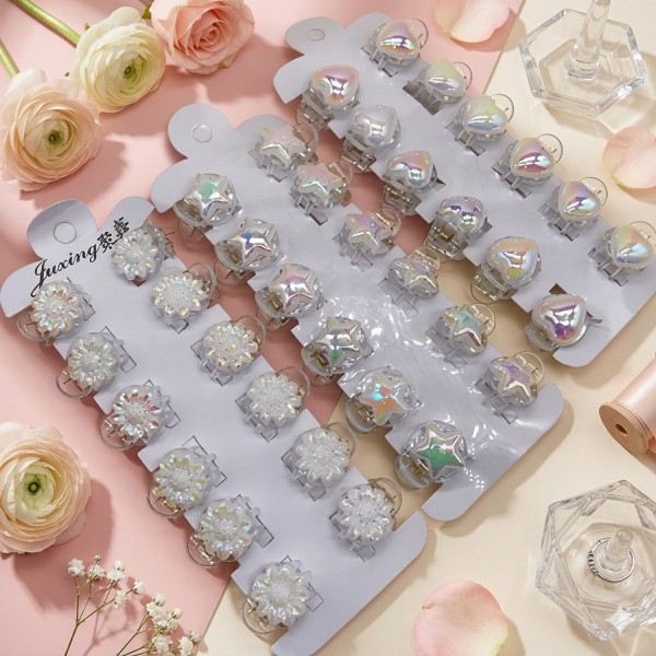 Fashion Alley 2.5Cm Assorted Mini Hair Claw Pack Of 12